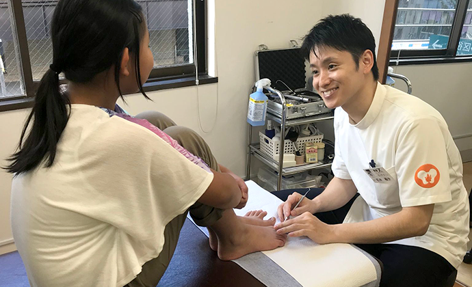 痛みがない施術で子供でも安心！